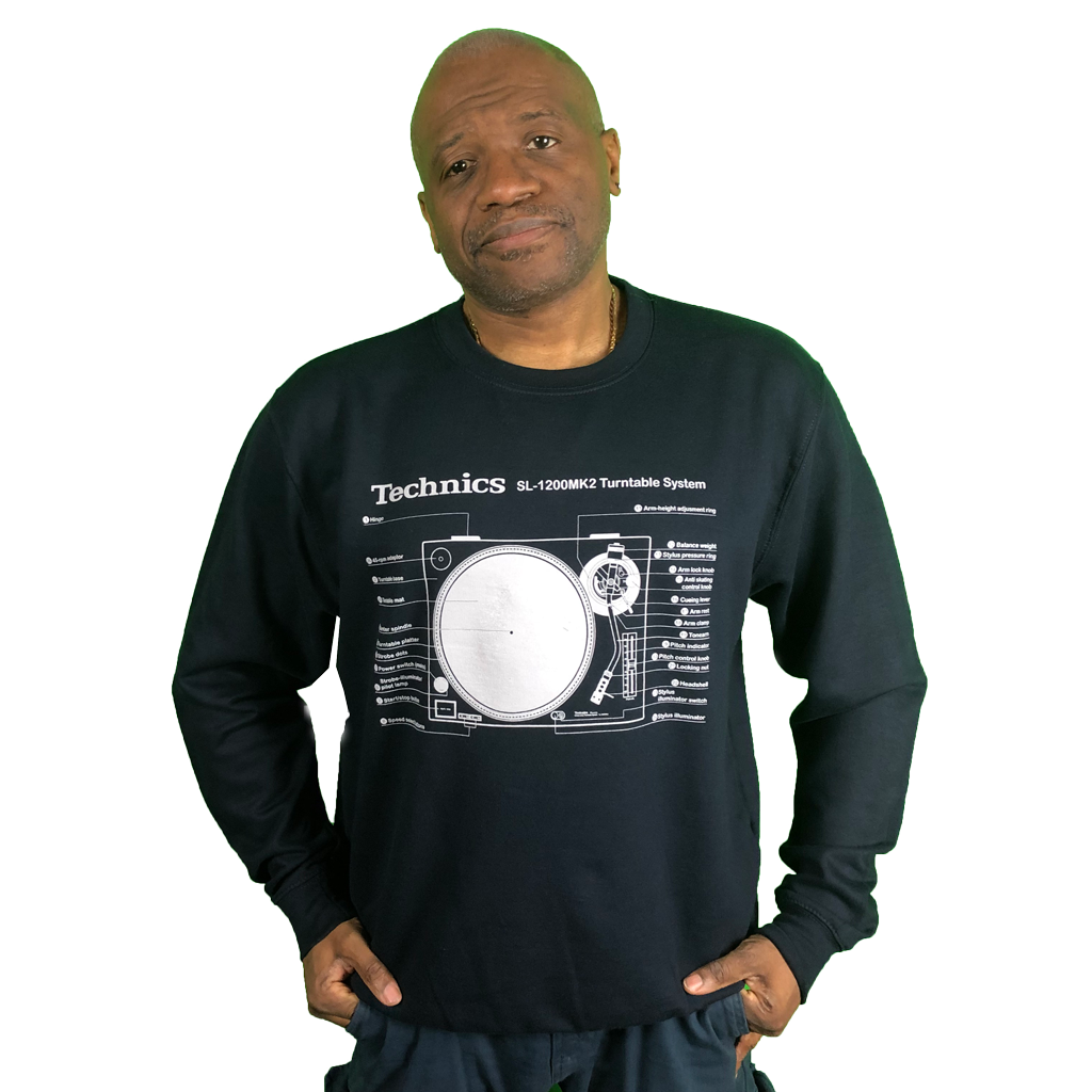 Technics SL-1200MK2 Sweatshirt - Navy Blue