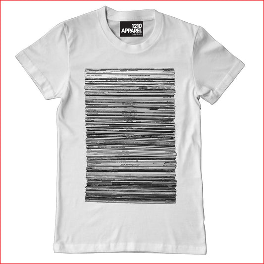 Vinyl Junkie T. Shirt - White