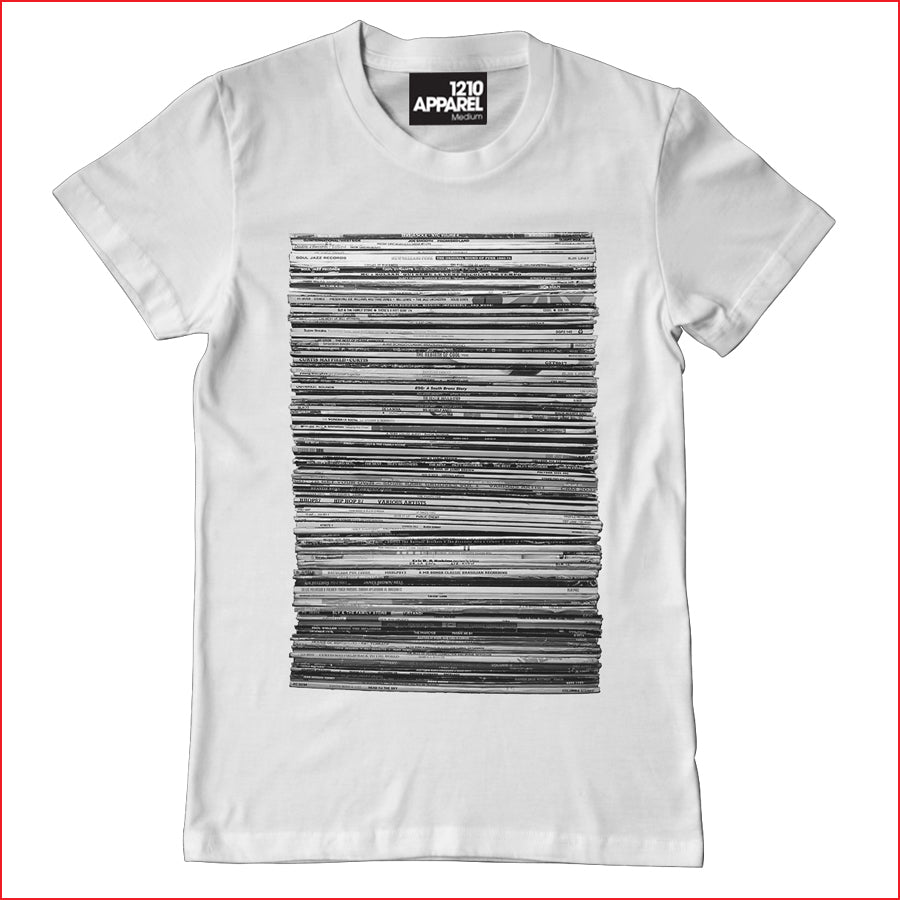 Vinyl Junkie T. Shirt - White