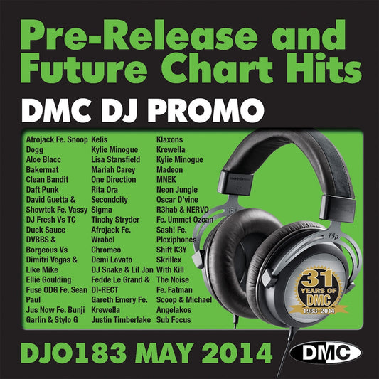 DMC DJ Promo 183 - Double CD - May issue of pre-releases and future chart hits - New Release