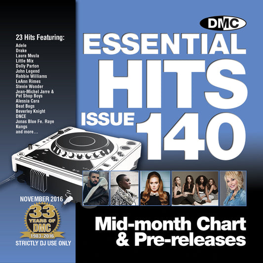 DMC Essential Hits 140 - Mid November 2016 release