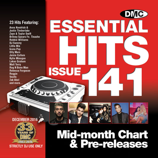 DMC Essential Hits 141 - Mid December 2016 release