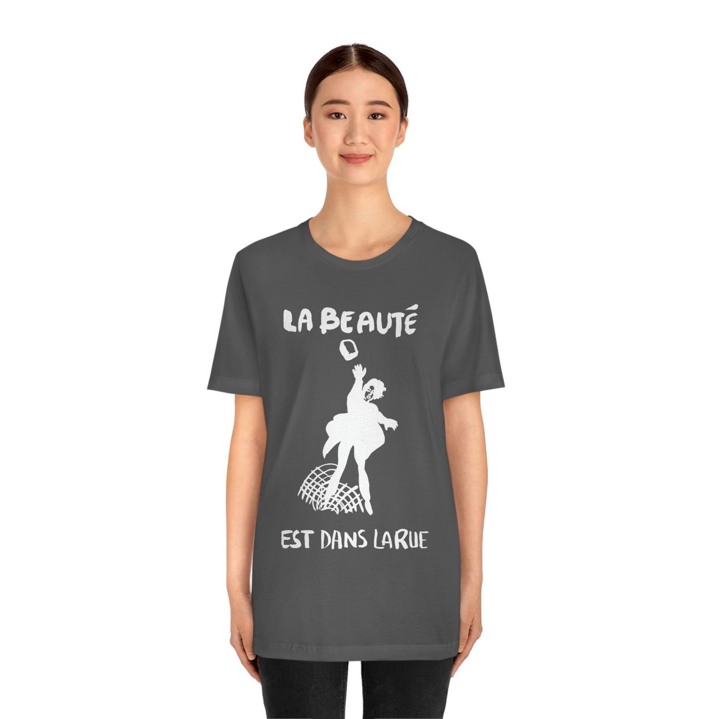 The Beauty Is In The Streets - White Print Tee Shirt